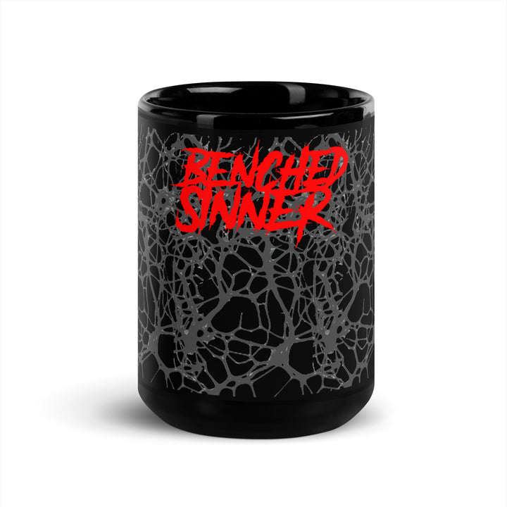 Benched Sinner ~ Black ~ Glossy Mug