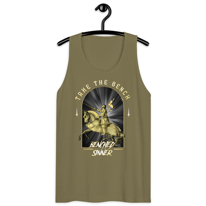 Take the Bench ~ Knight ~ Men’s premium tank top