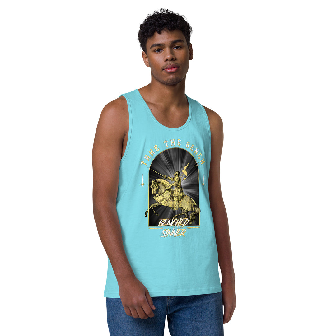 Take the Bench ~ Knight ~ Men’s premium tank top