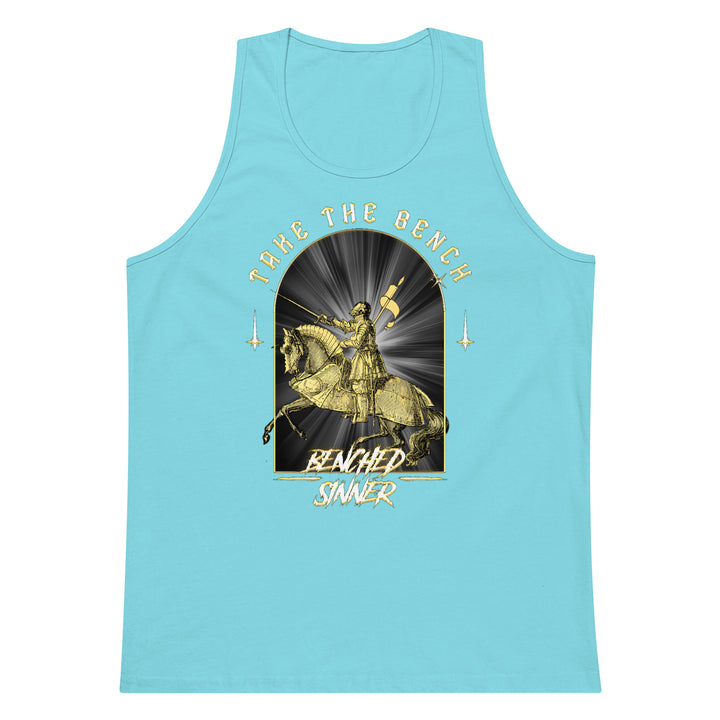 Take the Bench ~ Knight ~ Men’s premium tank top