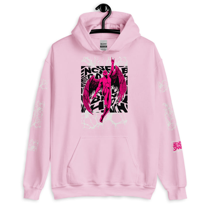 Flying Man ~ Pink ~ Unisex ~ Hoodie