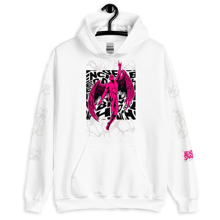 Flying Man ~ Pink ~ Unisex ~ Hoodie