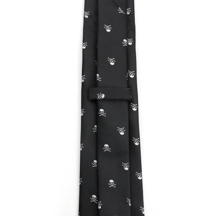 Skull Ties New Casual Slim Classic Polyester Neckties Fashion Tie for Wedding Halloween Party Tie Neckwear