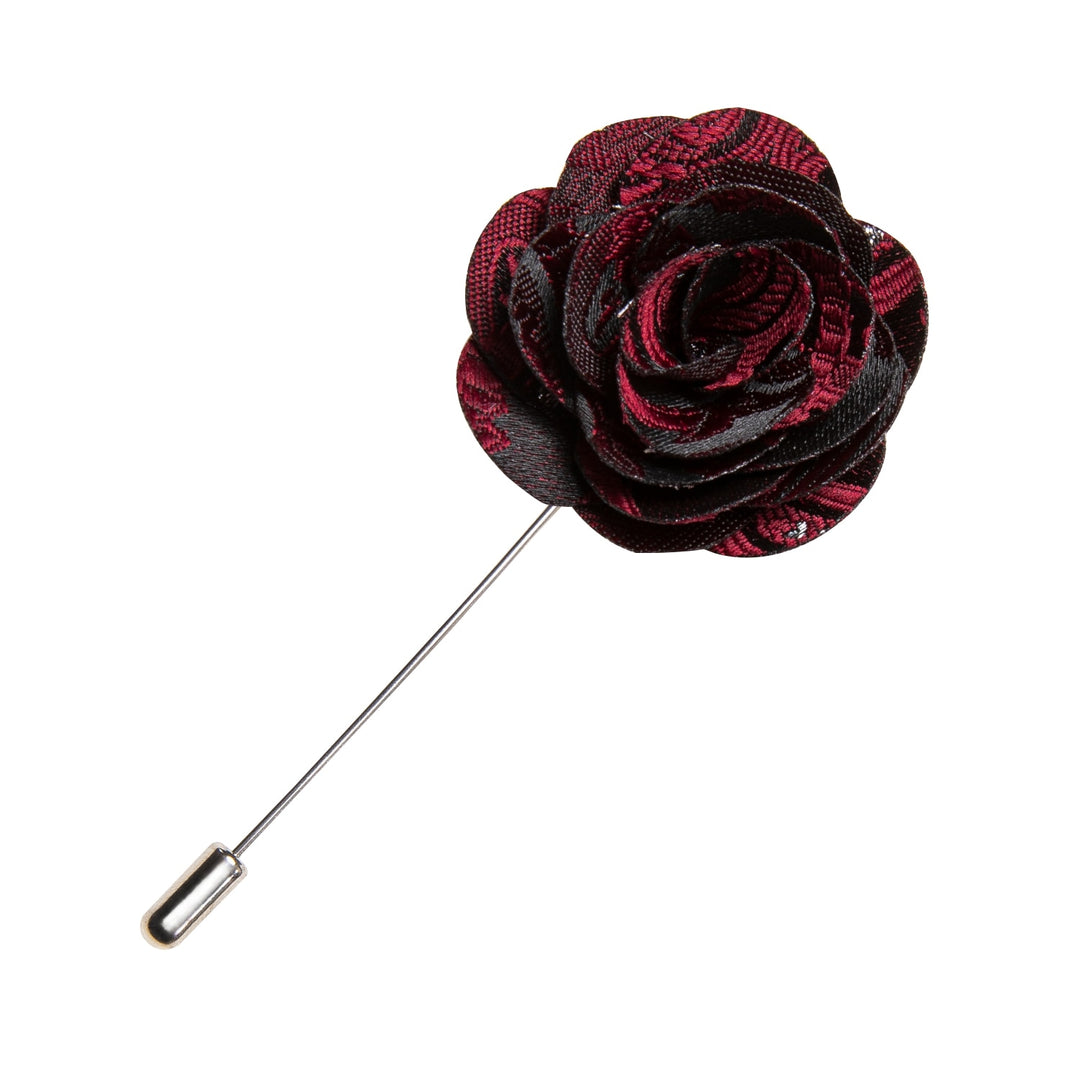 Red Rose Lapel Pin | Red Lapel Flower Pin  | Benched Sinner